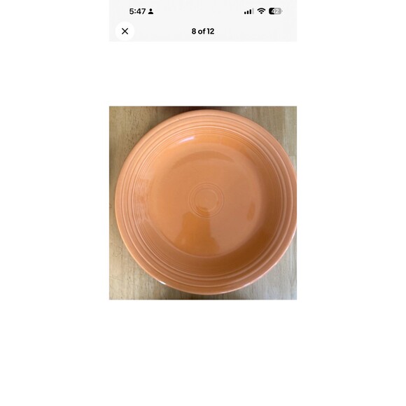 Fiestaware Dinner Plates 10 1/2" Fiesta Homer Laughlin HLC Multi Colors Set Of 6 - Picture 8 of 12